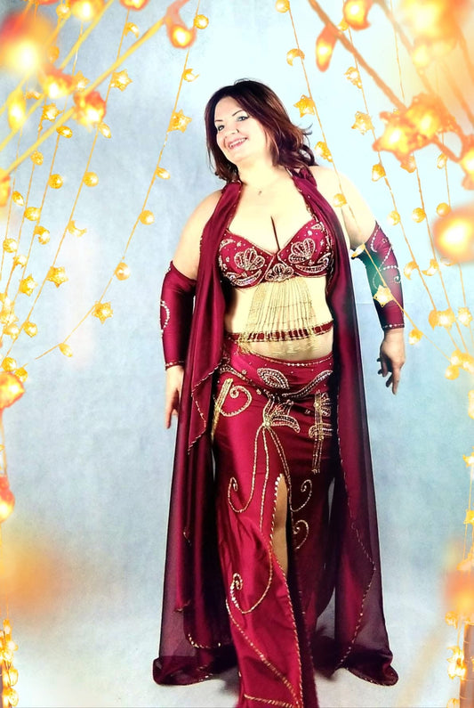 Egyptian Professional Belly dance costume, Custom-made belly dancing Dress, New