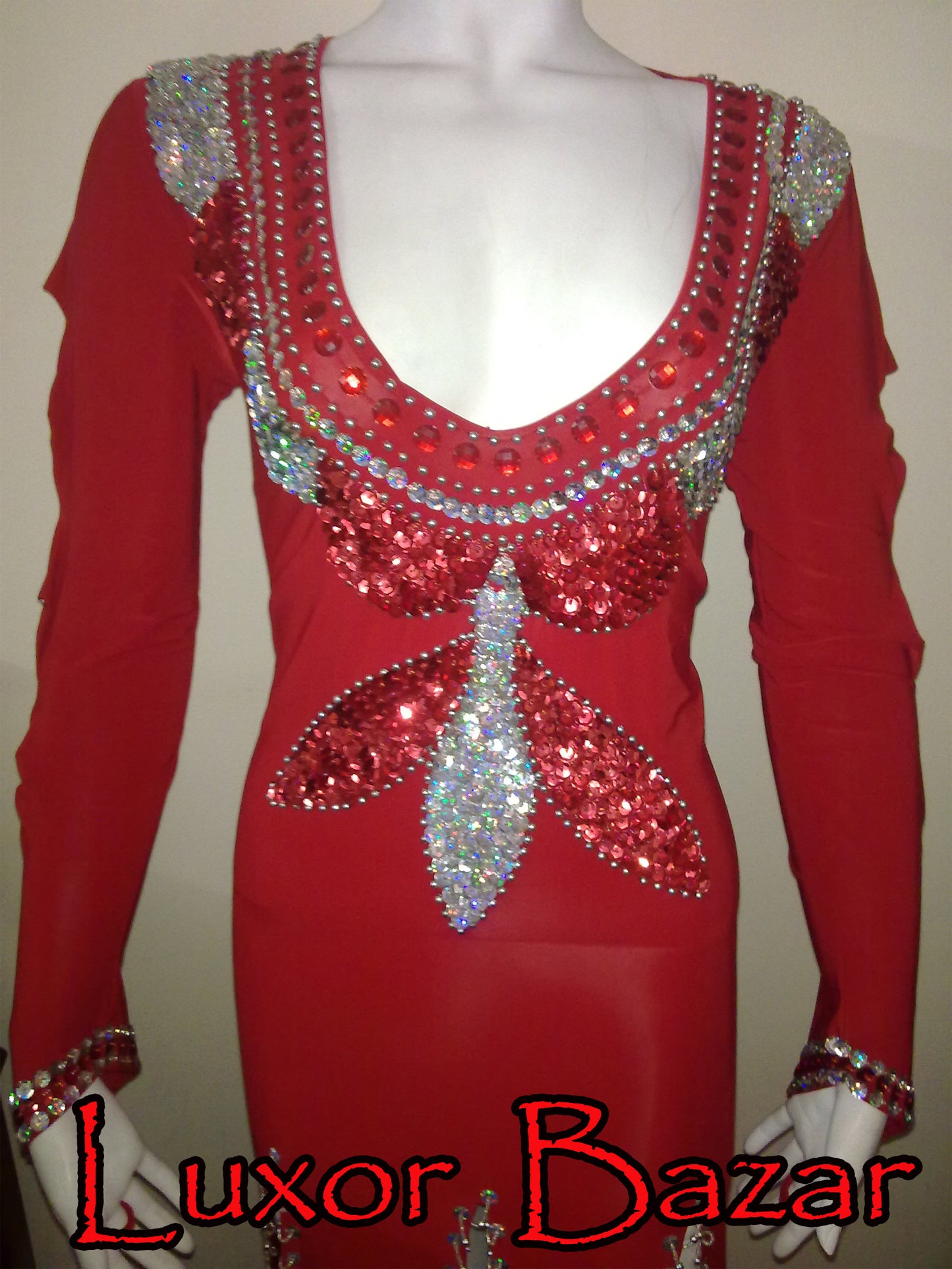 Belly Dance Dress Dancing Costume Saidi Galabia Egyptian Oriental Sexy Abaya Fallahi dance Galabia