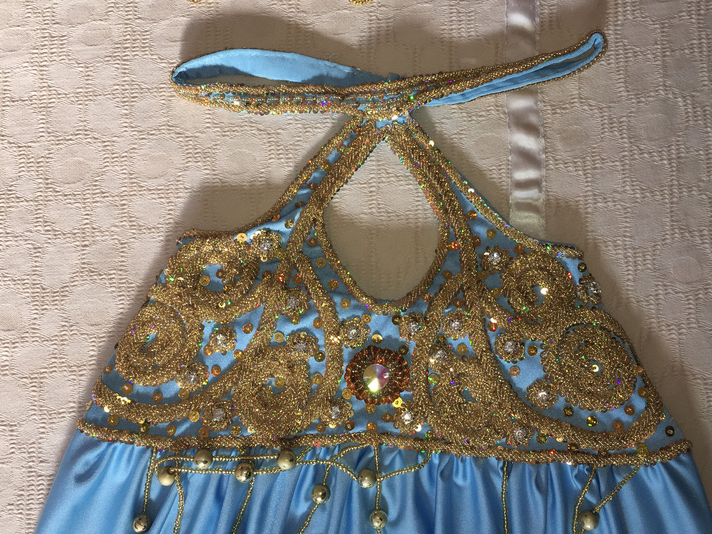 New Egyptian Professional Belly dance costume, Custom-made belly dancing Dress, Gypsy dance outfit, Handmade Embroidered dance ensemble.