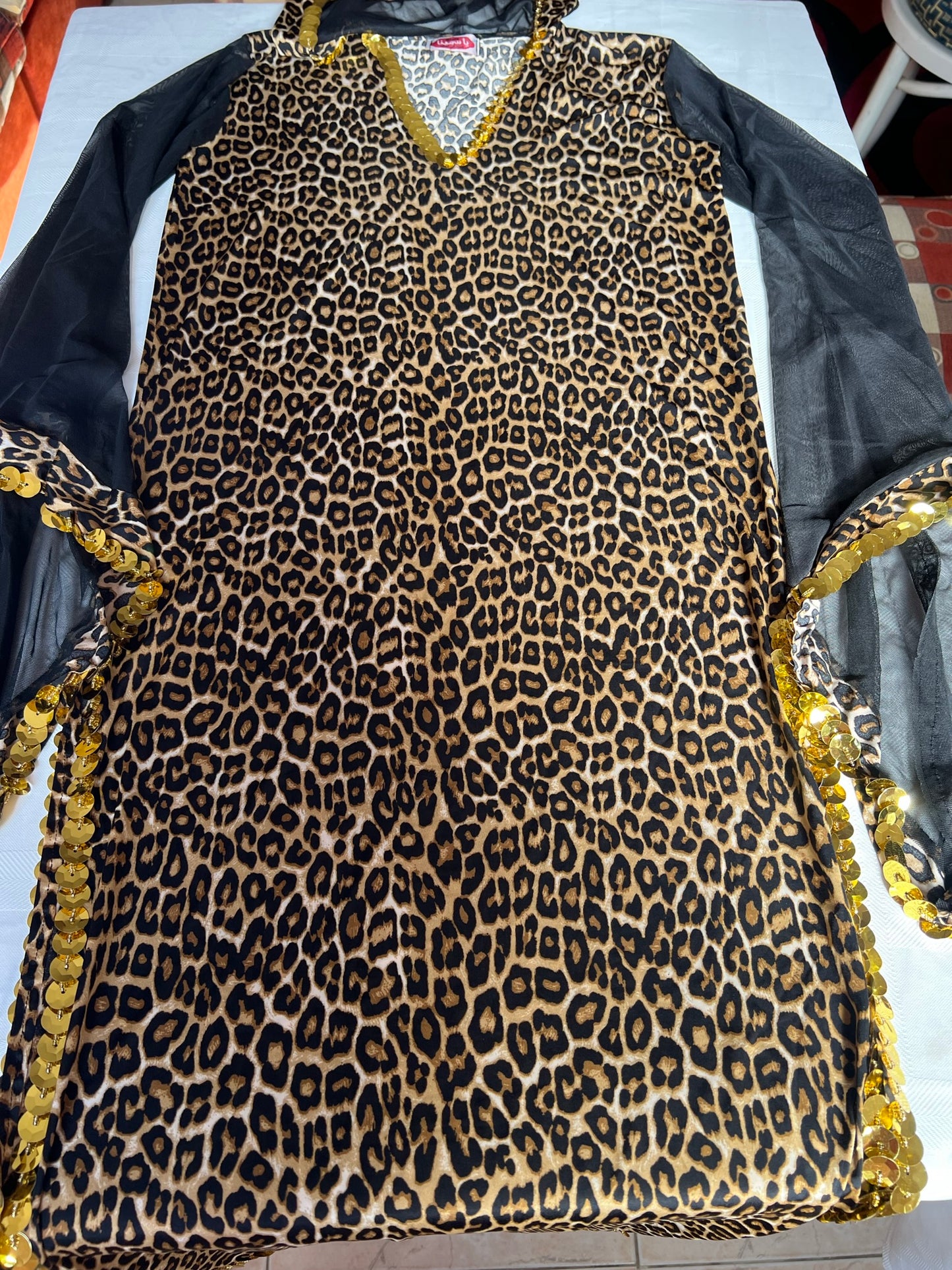 Egyptian Belly Dance Dress Saidi Costume,Baladi Galabeya, Leopard Abaya, Kaftan