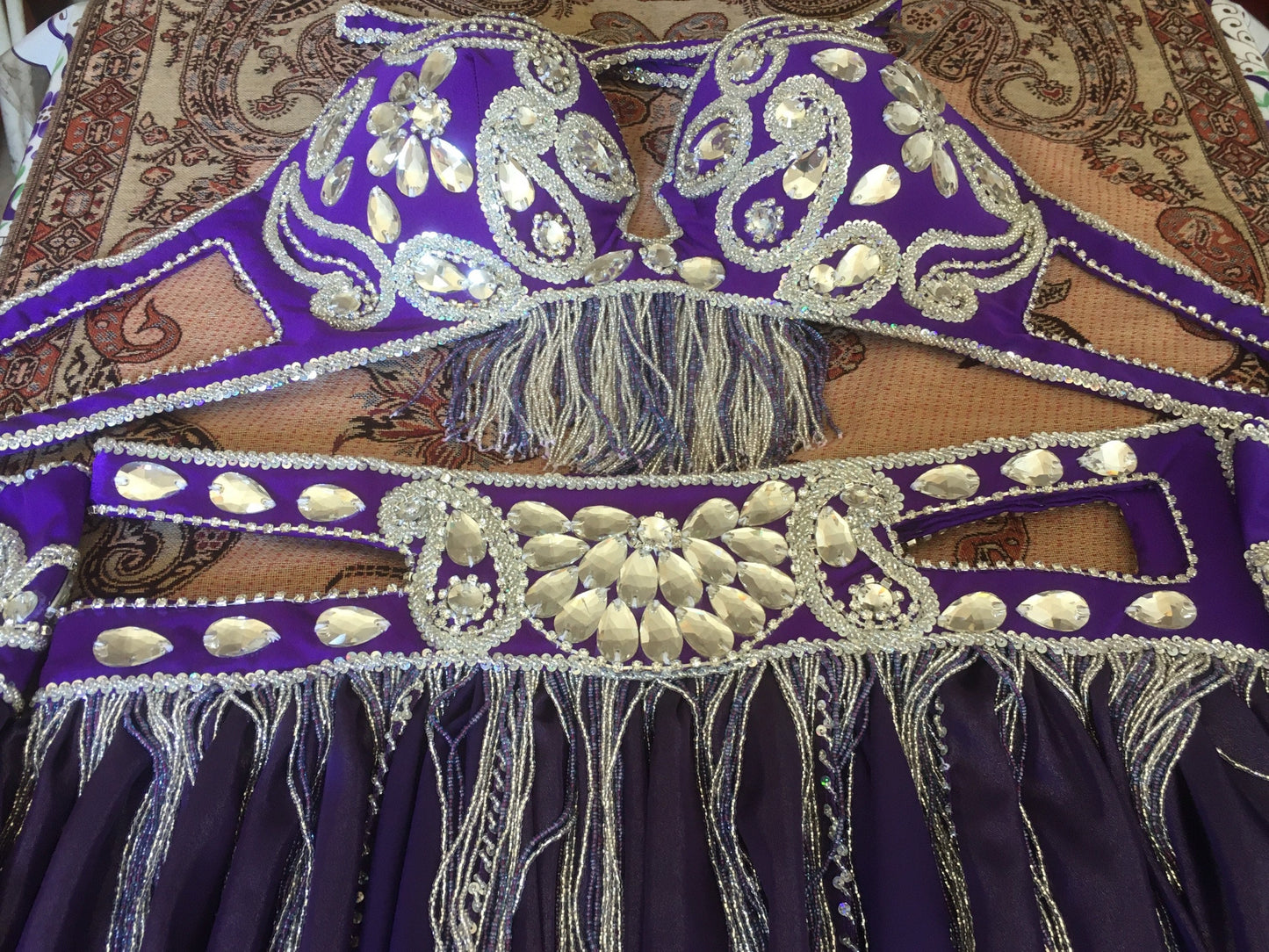 Professional Belly Dance Costume From Egypt BELLYDANCE Custom-made Any Colour New