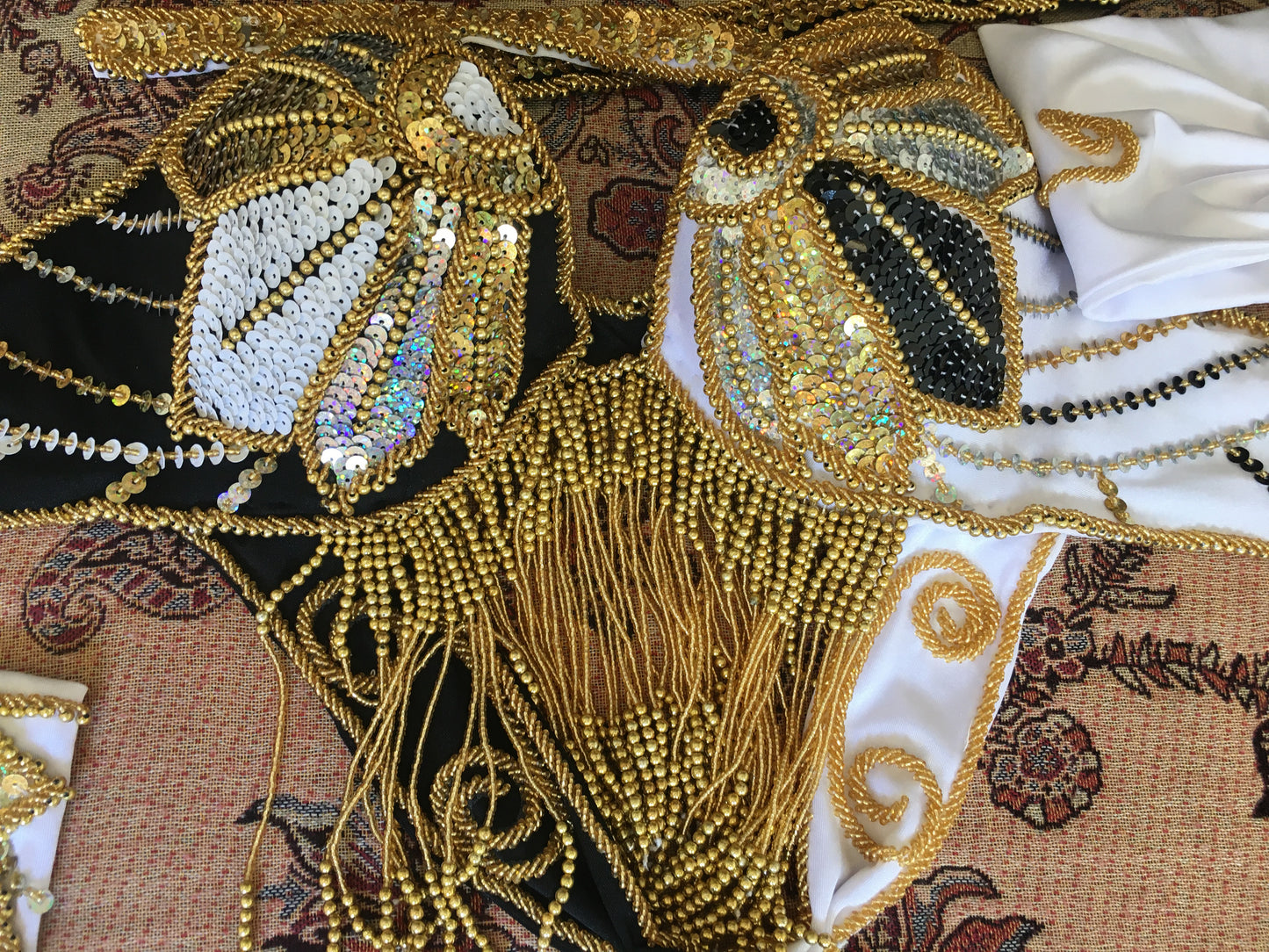 New Egyptian Belly Dance Costume, Custom-Made belly dance Dress , Handmade embroidery oriental outfit, Tribal dance skirt & Bra, Gypsy dance