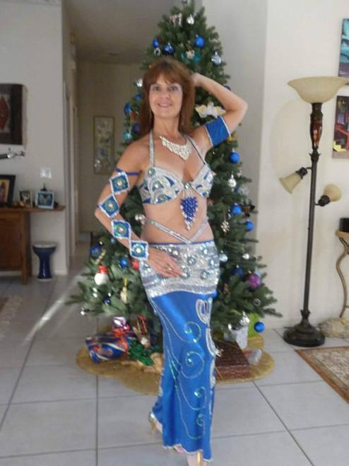 Professional Belly Dance Costume from Egypt BELLYDANCE Custom Made Any Colour, New Gypsy Dance Outfit, Handmade Embroidered Costume